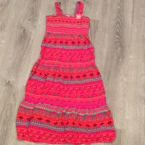 Smocked summer maxi dress